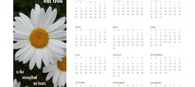 Free Printable Calendar